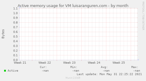 Active memory usage for VM luisaranguren.com