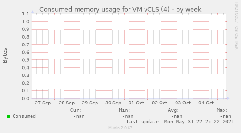 Consumed memory usage for VM vCLS (4)